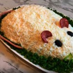 Салат в форме мышки к Новогоднему столу